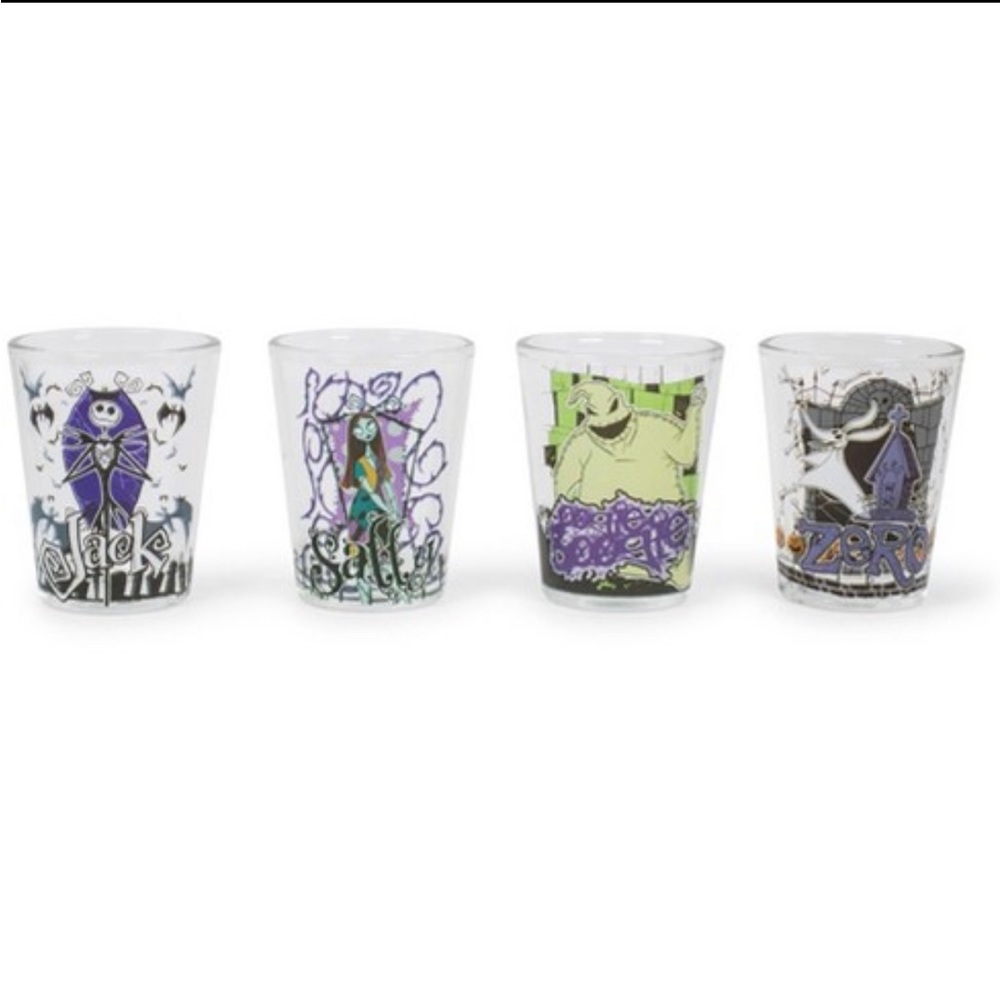 Tim Burton's The Nightmare Before Christmas Glassware Set ~ 1.5 oz Shot Glasses